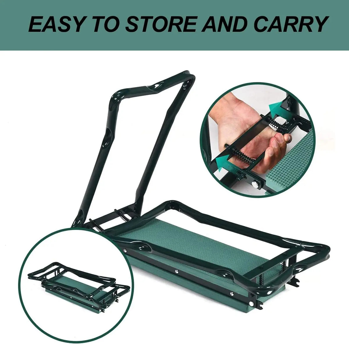 Upgraded Folding Garden Kneeler and Seat Bench Portable